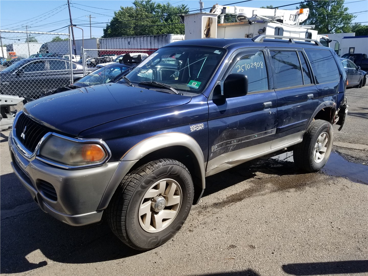 Воздухозаборник б/у для Mitsubishi Pajero Sport/Montero Sport/Challenger 1  (K9) 1998-2008. Авторазбор - запчасти для иномарок, автозапчасти