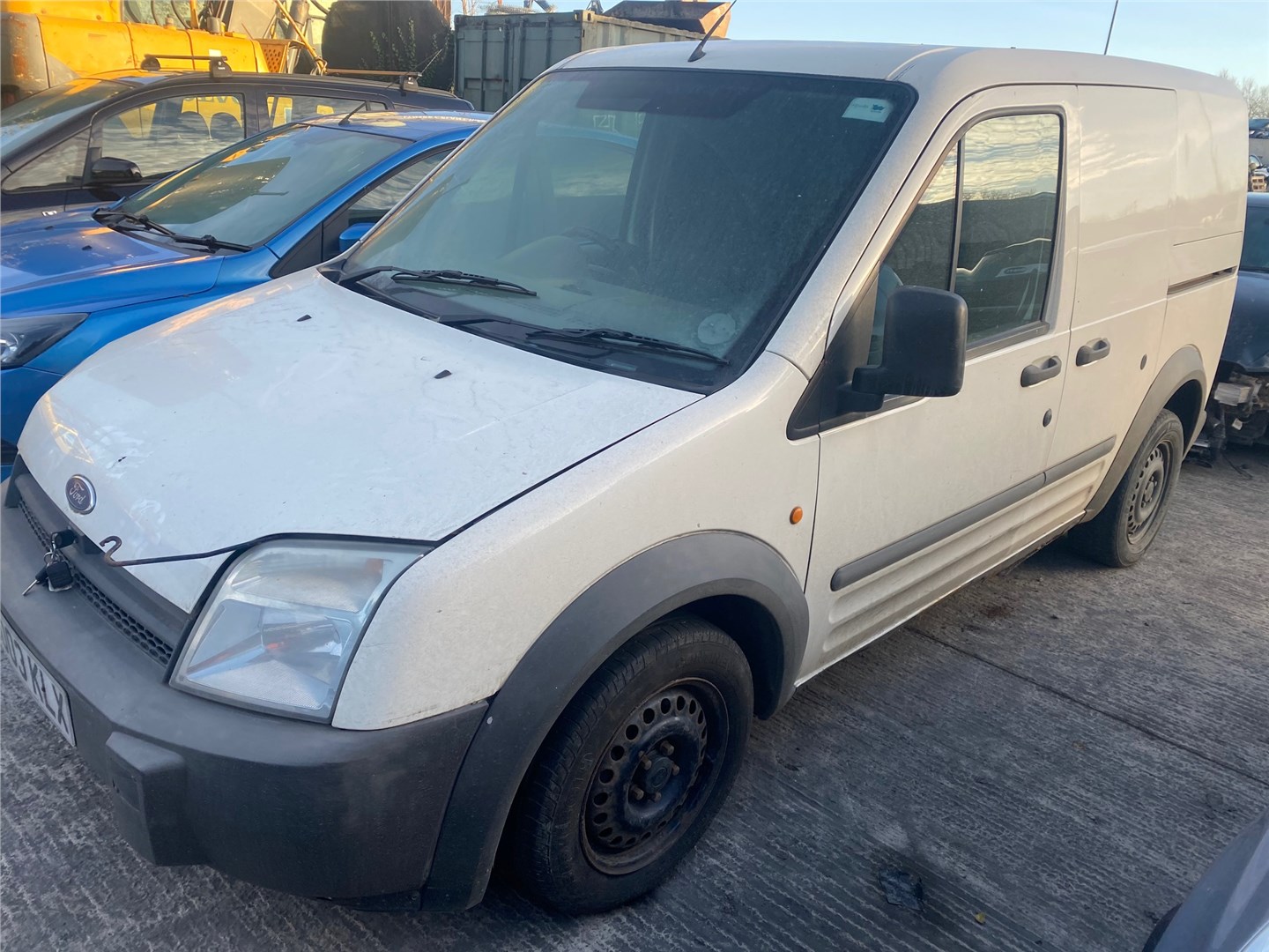 Замок двери задней левой б/у для Ford Transit Connect 1 2002-2013.  Авторазбор - запчасти для иномарок, автозапчасти