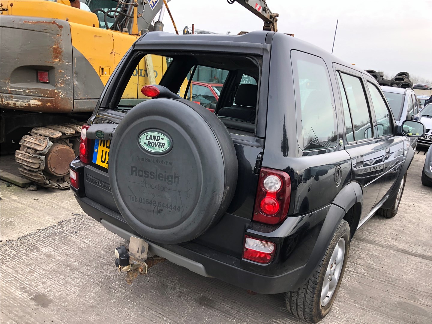 Чехол (кожух) запасного колеса б/у для Land Rover Freelander 1 (LN)  1998-2006. Авторазбор - запчасти для иномарок, автозапчасти