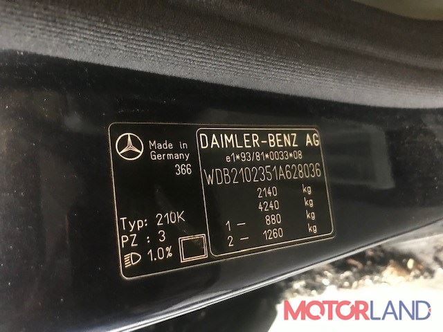 Mercedes E W210 1995-2002 - разборочный номер 69104 #5