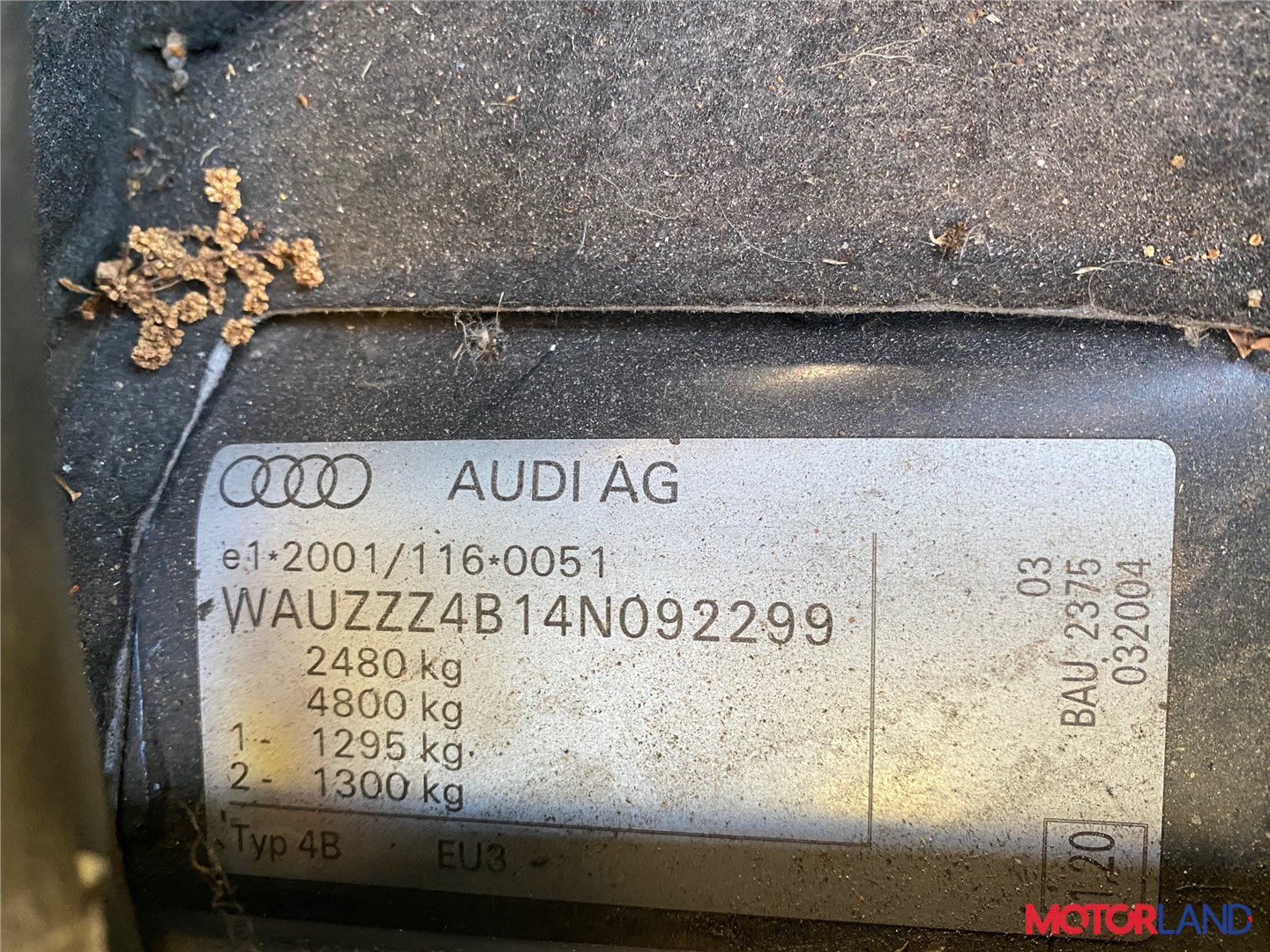 Audi A6 (C5) Allroad 2000-2005 - разборочный номер t32304 #5