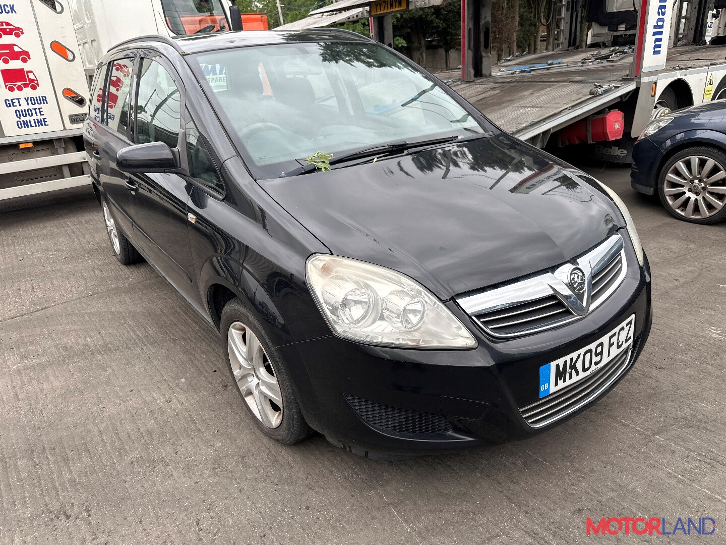 Недавно поступивший автомобиль Opel Zafira B 2005-2012 - разборочный номер  t41961