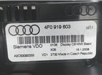 4f0919603 Дисплей мультимедиа Audi A6 (C6) 2005-2011 6739183 #4