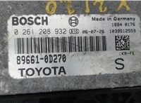 896610D270, 261208932 Блок управления двигателем Toyota Yaris 2005-2011 7796513 #4