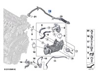 11538589047, 8589047 Трубка охлаждения BMW 2 F46 Gran Tourer 2014-2018 8253182 #2