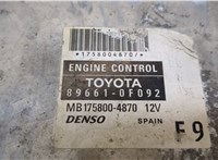 896610f092 Блок управления двигателем Toyota Corolla Verso 2004-2009 8554432 #2