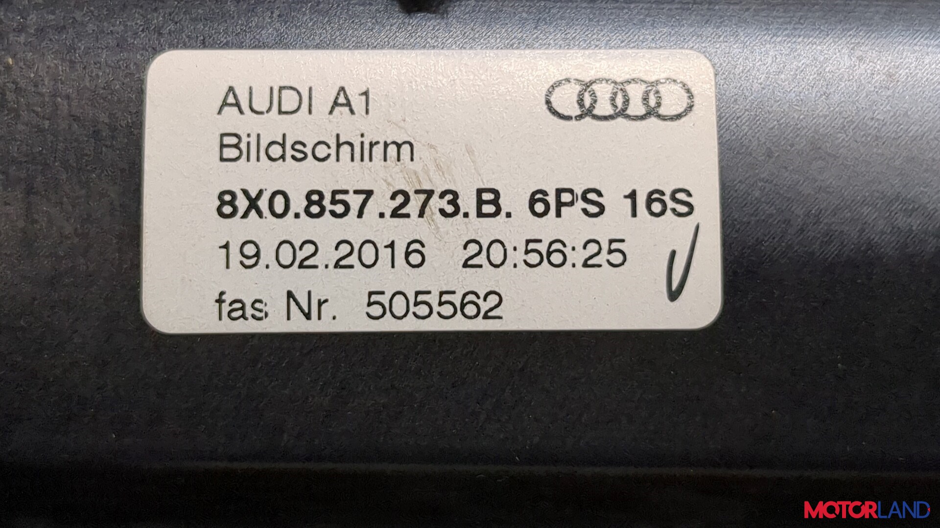 Дисплей мультимедиа Audi A1 | Ауди А1 2014-2018 купить б/у 9026907