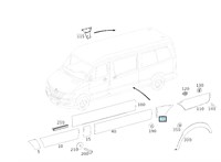 A9066902682 Пластик кузовной Mercedes Sprinter 2006-2014 9076750 #5