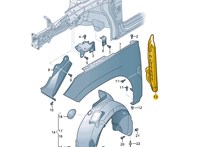 565821112 Защита арок (подкрылок) Skoda Kodiaq 9255048 #4